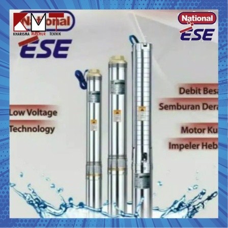 POMPA SUBMERSIBLE / POMPA SATELIT / SUBMERSIBLE PUMP 3" SDK 0,75 HP + KABEL 40M 1 SET ESE NATIONAL