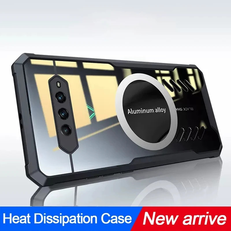 Transparent Casing For Black Shark 4 4S Pro Case Clear Heat Dissipation Protection Cover For Blacksh