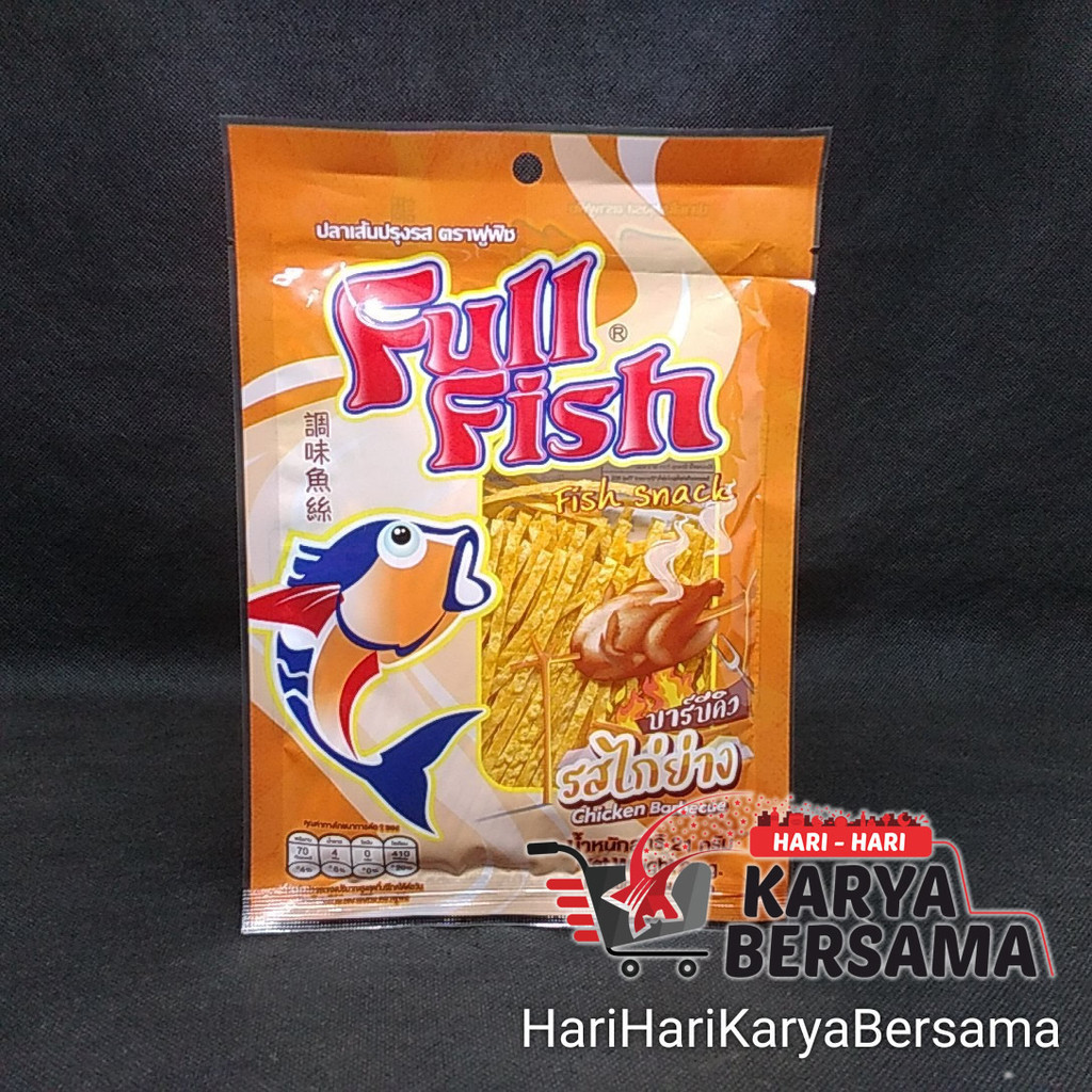 

FISH SNACK FULL FISH CHICKEN BARBECUE FLAVOUR 21GR