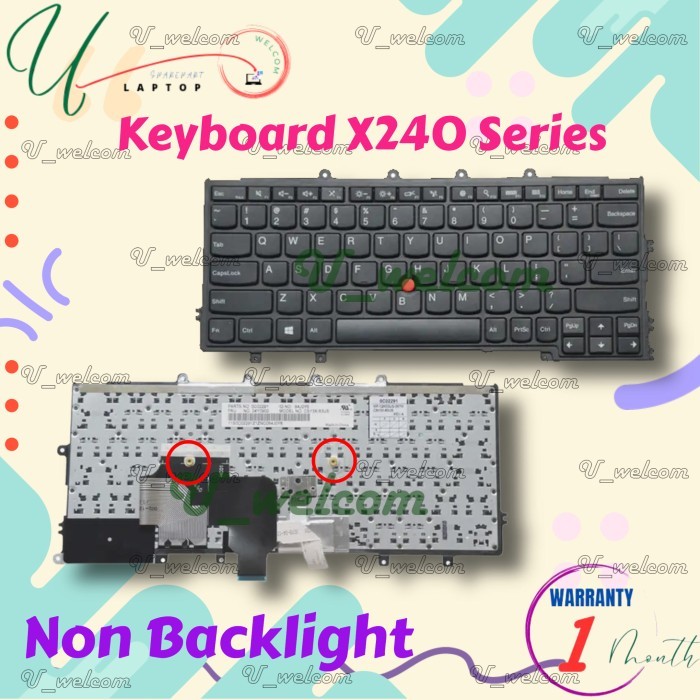 Key Keyboard Thinkpad X240 X260 X270 X240S X250 Series Non Backlight