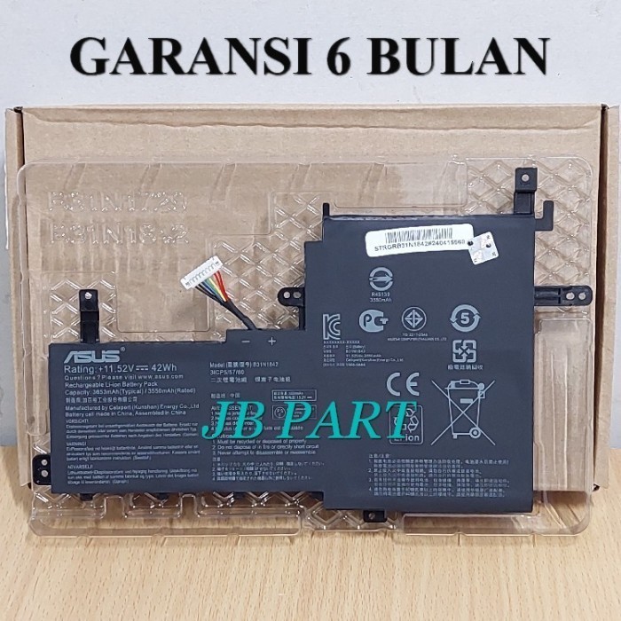 Baterai Laptop Asus VivoBook 15 M513U M513UA M513 M513I M513IA B31N1842 -JBPART