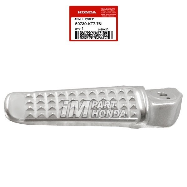 50730-KT7-761 Foot Step Pijakan Kaki Kiri Belakang CB 150 R Old Sonic Supra CB CBR 150 LED GTR