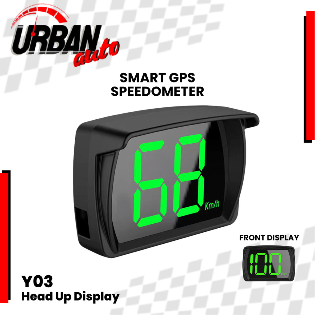 HUD Y03 Non OBD2 Car GPS Head up Display Vehicle Speed