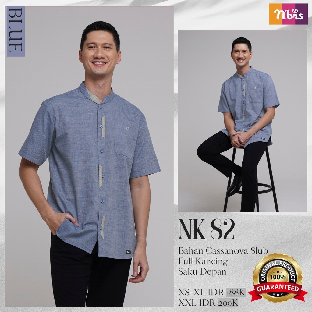 SabilaMall - Koko Premium Dewasa Nk 082 Baju Muslim Pria By Nibras