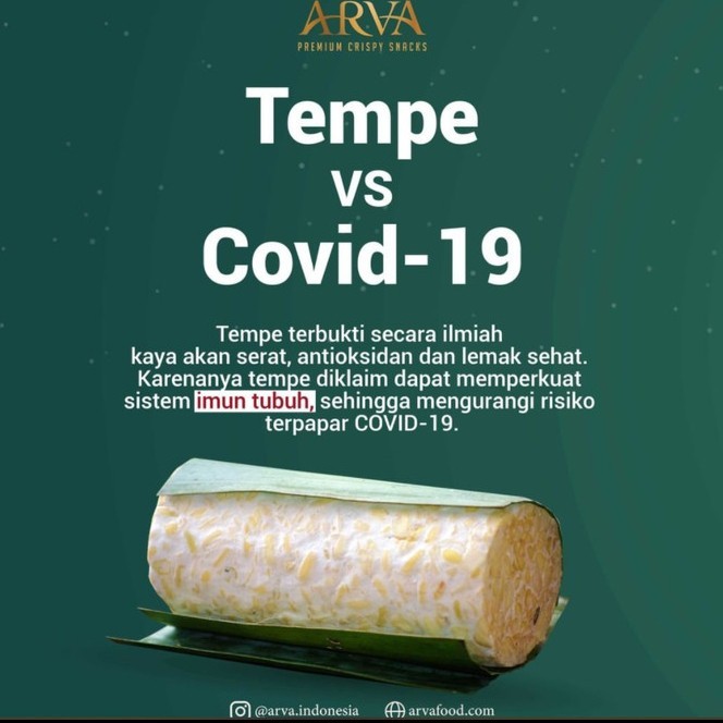 

RB ARVA Keripik Tempe Premium Himalayan Salt Basil Non GMO no MSG Baked