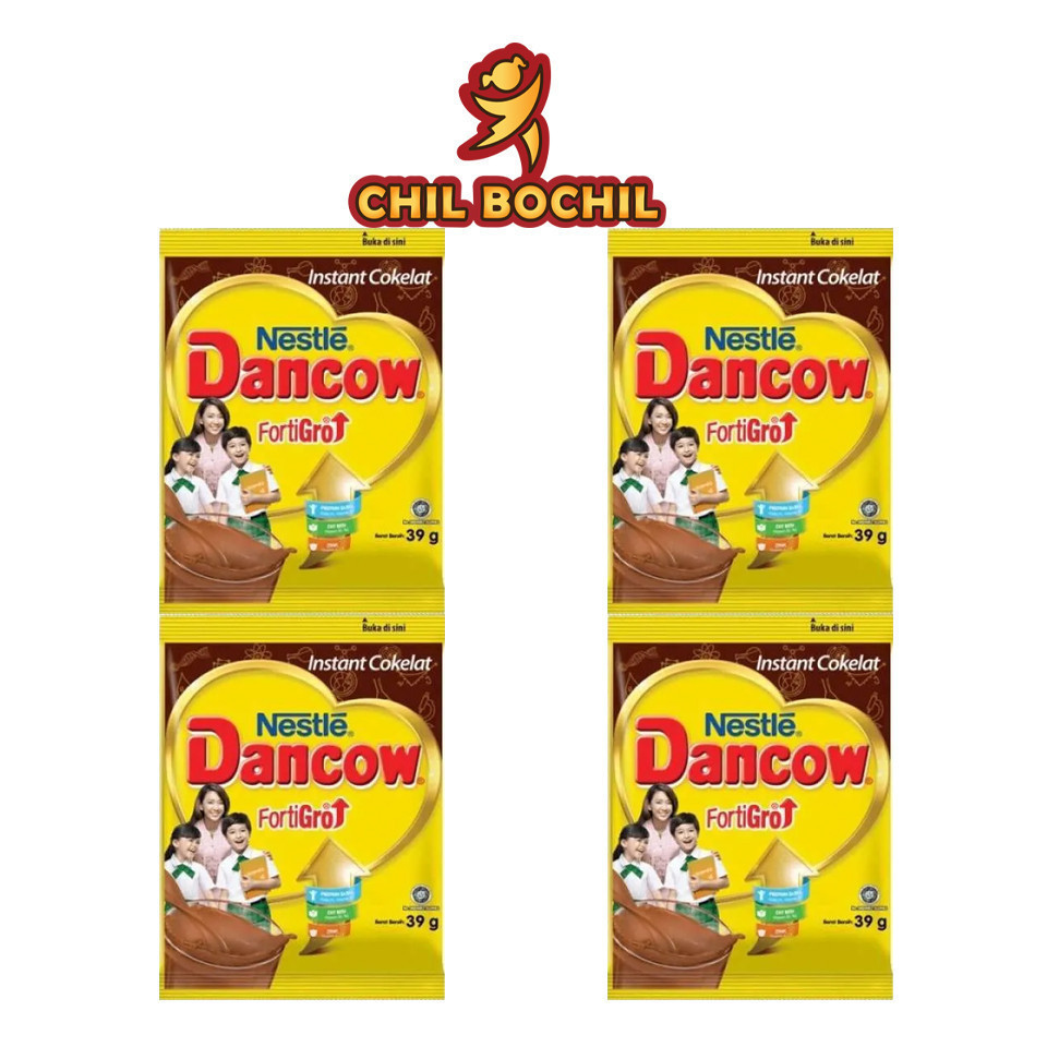 

DANCOW FORTI GRO [COKLAT] RENCENGAN (10 SACHET X 39 GRAM) - COKLAT - CHIL BOCHIL