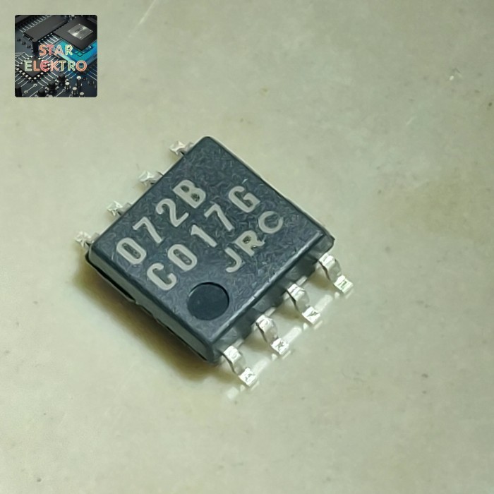 072B DMP-8 SMD JRC NJM072BM JRC072B 072 IC Dual J-Fet Input Operational Amplifier NJM072B Nisshinbo