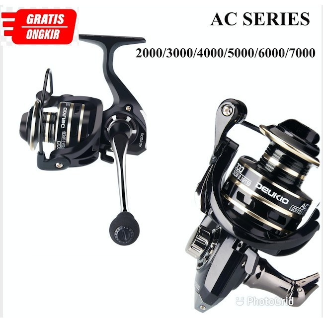 REEL PANCING DEUKIO SPOOL METAL AC2000-7000 SPINNING REEL MAX DRAG 8KG