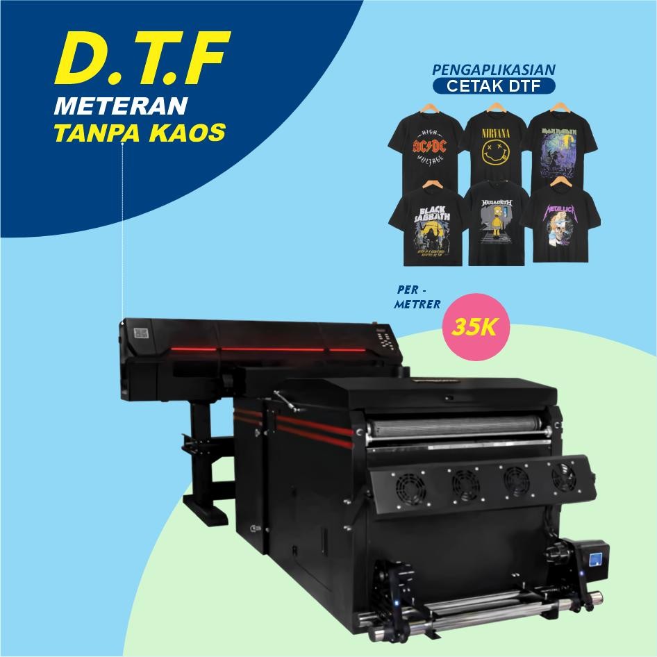 

SSMY DTF Meteran Tanpa Kaos 58*100 6Pass Printing Premium