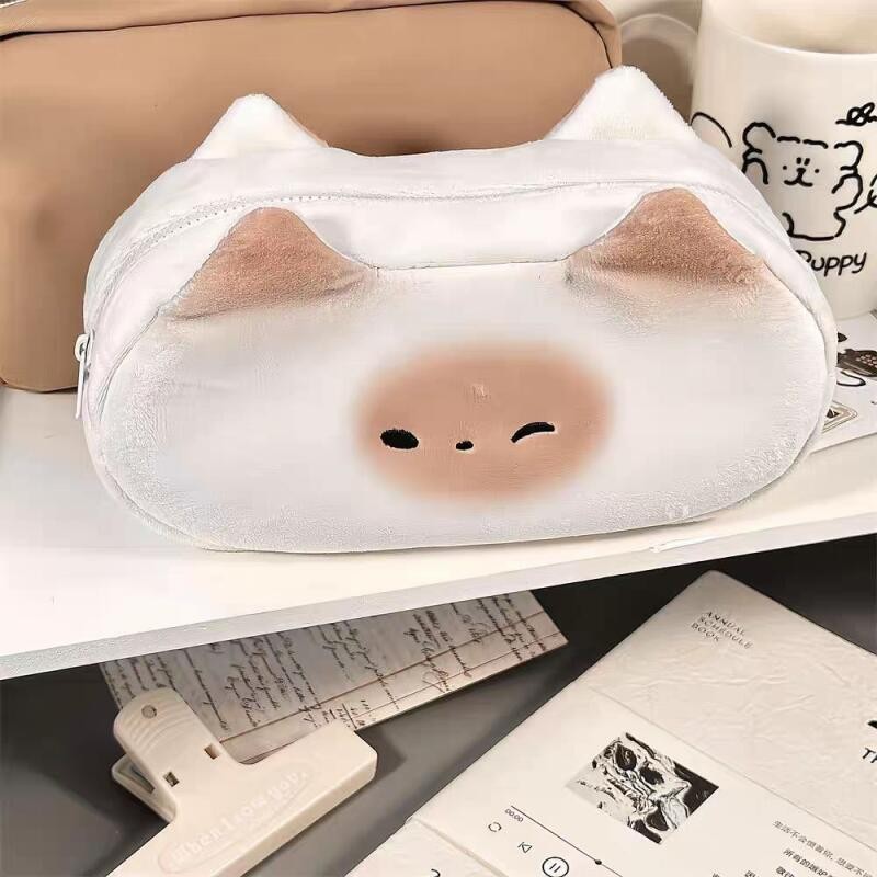 

[READY]French Toasted Bread Pencil Case/Large capacity Cute Pen Bag/Milk Huhoo Creative Funny Stationery Case Buggy Bag