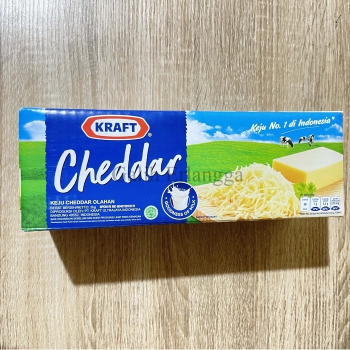 

nb Kraft Cheddar / Keju Kraft Cheddar 2KG