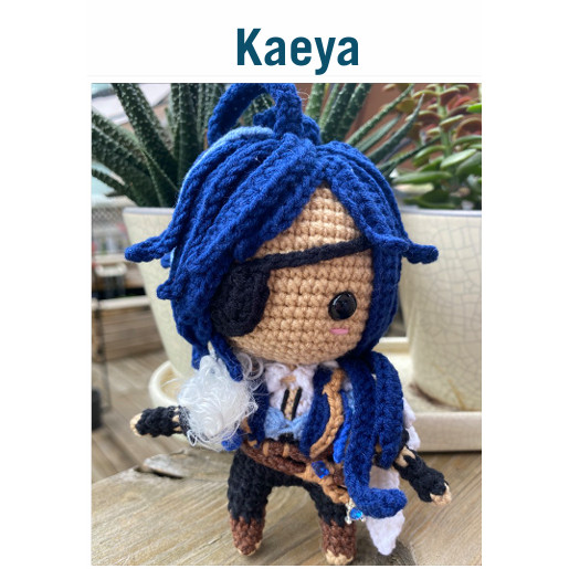 Kaeya  [CROCHET PDF PATTERN/BUKAN BONEKA]