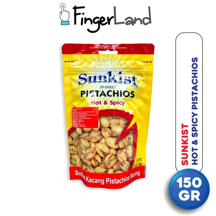 

SUNKIST Hot & Spicy Pistachios 150 gram Kacang Pistachio