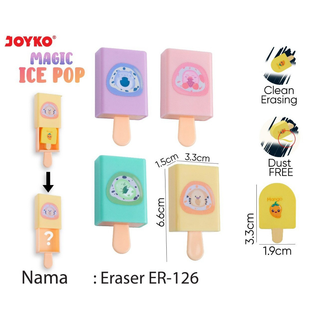 

joyko penghapus sulap/magic ice pop ER-126