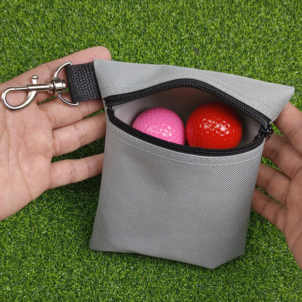 Golf Ball Case Waist Holder Bag Golf Accessories Waist Bag with Clip Golf Ball Bag Golf Tee Bag Golf