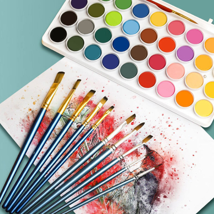 

BH01 Best!! Cat Air Painting Watercolor Painting Untuk Pemula Dan Profesional Isi 12 Dan 21 Warna