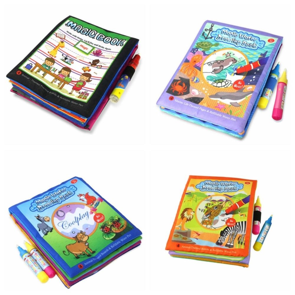 

Graph Cognition Magic Water Drawing Book Coloring Water Canvas Doodle Book Doodle Reusable Coloring Book Birthday Gift