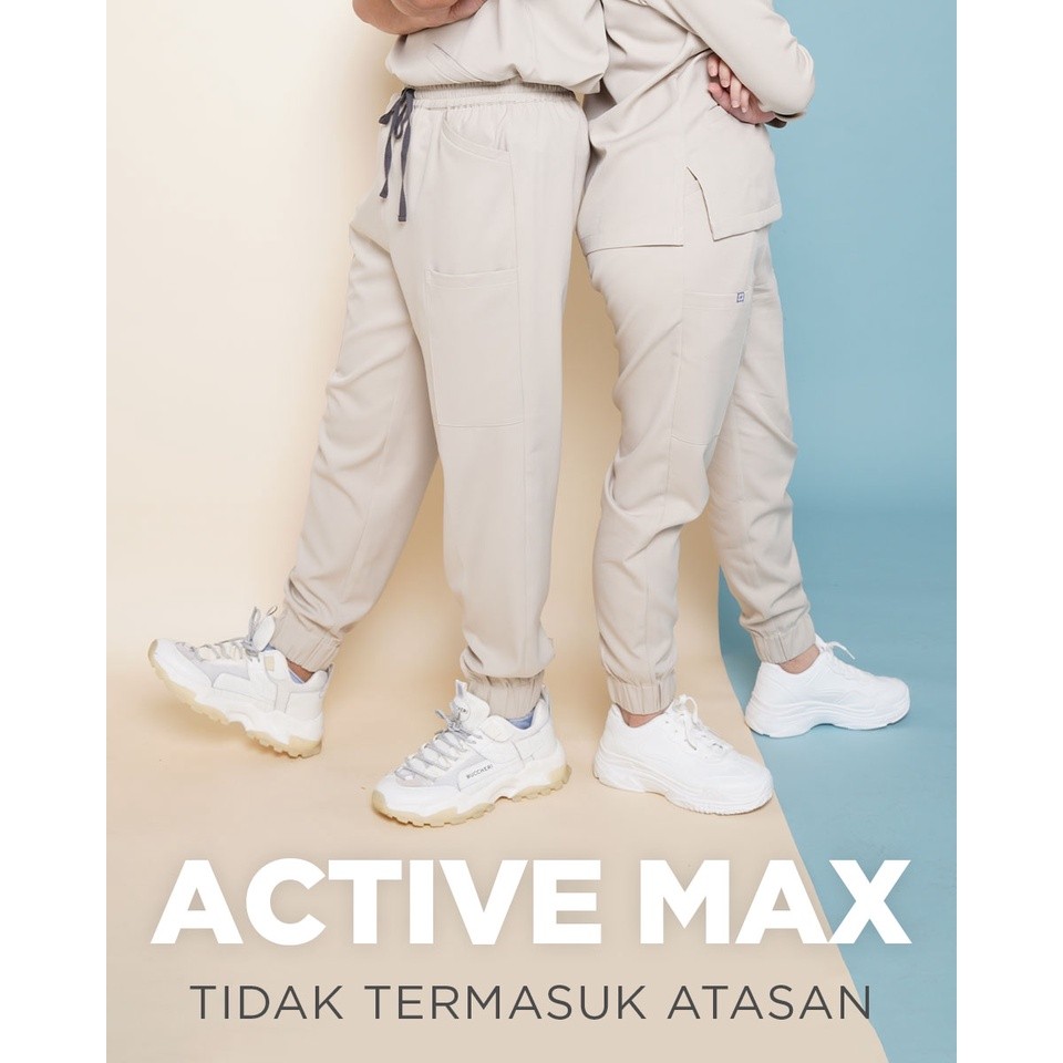 SCRB - Baju Scrub / Medical Scrubs / Baju Jaga - Active MAX Pants