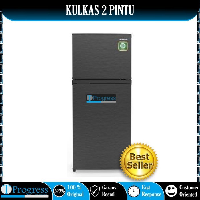 KULKAS 2 PINTU SHARP SJ-195MN-HS NO FROST