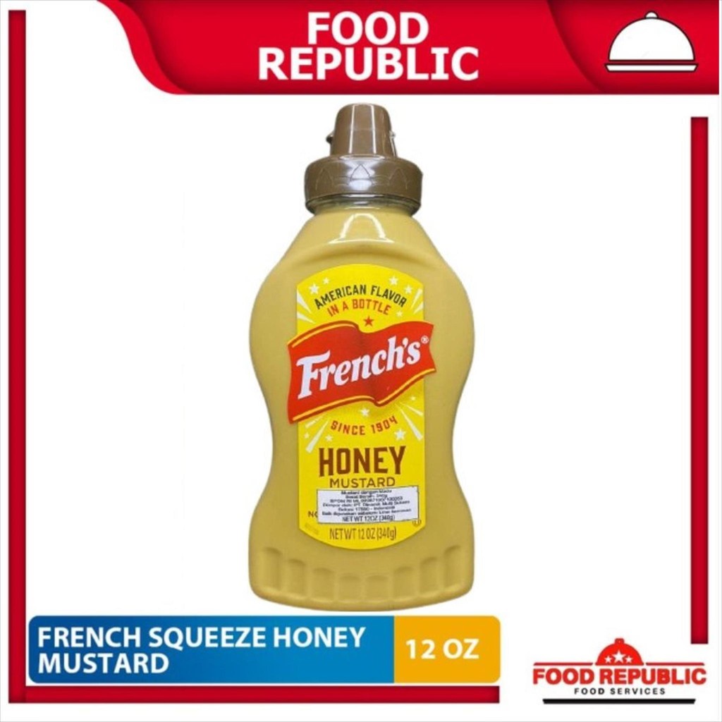 

FRENCH SQUEEZE HONEY MUSTARD 12 OZ - MUSTARD MADU HALAL IMPORT