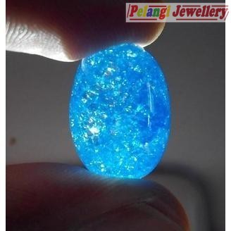 Batu Akik Pecah Seribu Biru HQ