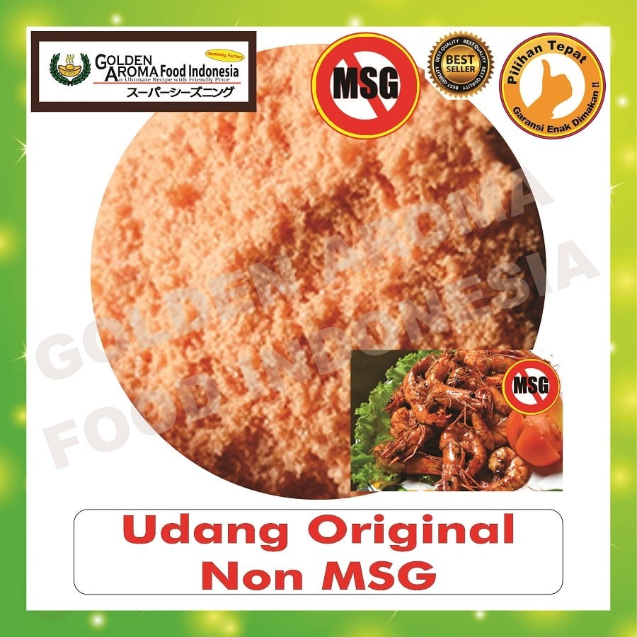 

Bubuk Tabur Rasa udang original Non MSG 100Gr Bumbu Masak Serbaguna Halal Shrimp Seasoning Powder