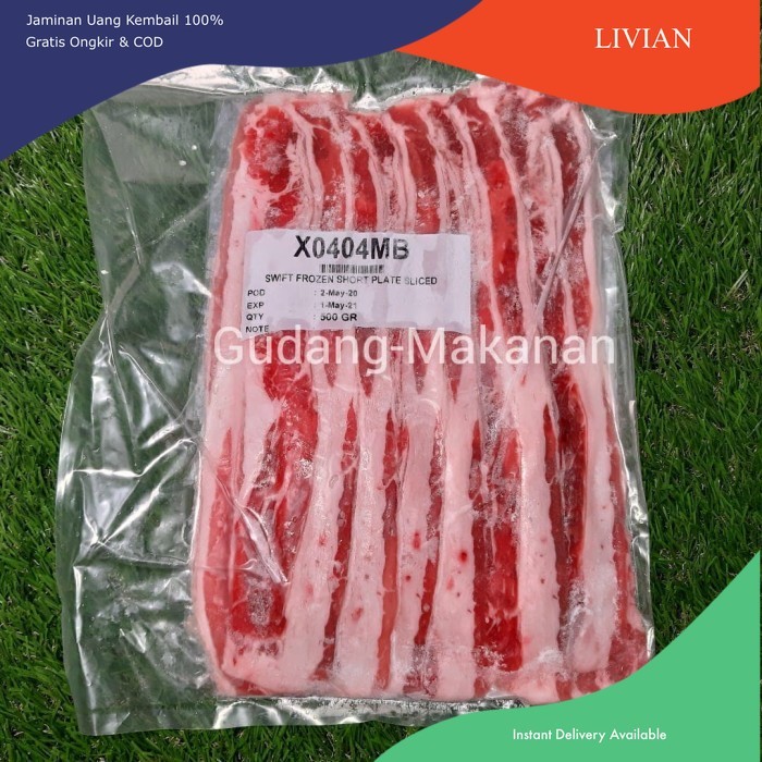 

lv US Short Plate Slice Vacuum 500gr