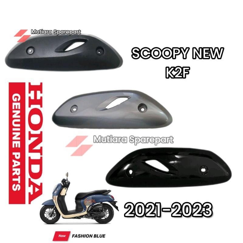 COVER TAMENG KNALPOT SCOOPY NEW PRESTIGE TUTUP KNALPOT SCOOPY NEW PRESTIGE K2F 2021 ORIGINAL