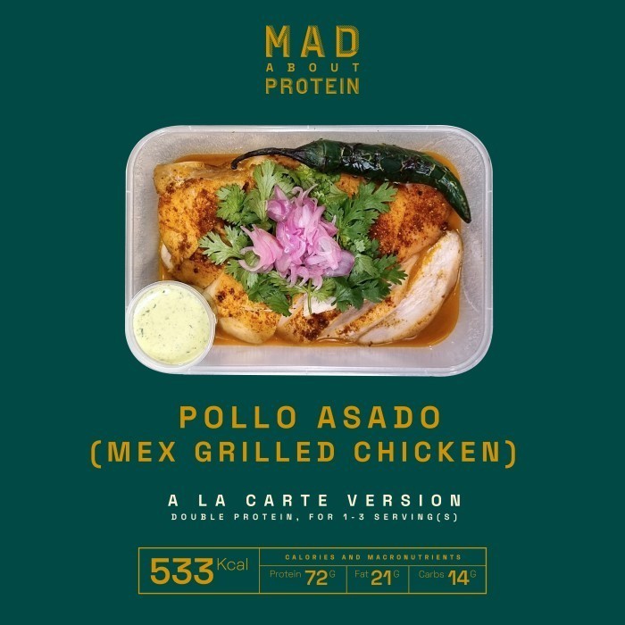 

[ALA CARTE] Pollo Asado (Mex Grilled Chicken) - MAD ABOUT PROTEIN