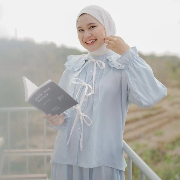 T33 - RRX BLOUSE PITA WANITA RENA / MEMORA BLOUSE TALI PITA COQUETTE / PAKAIAN CASUAL WANITA KEKINIA