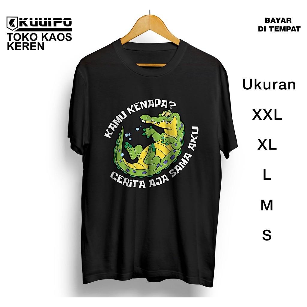 KAOS BUAYA DARAT / KAOS KATA KATA LUCU