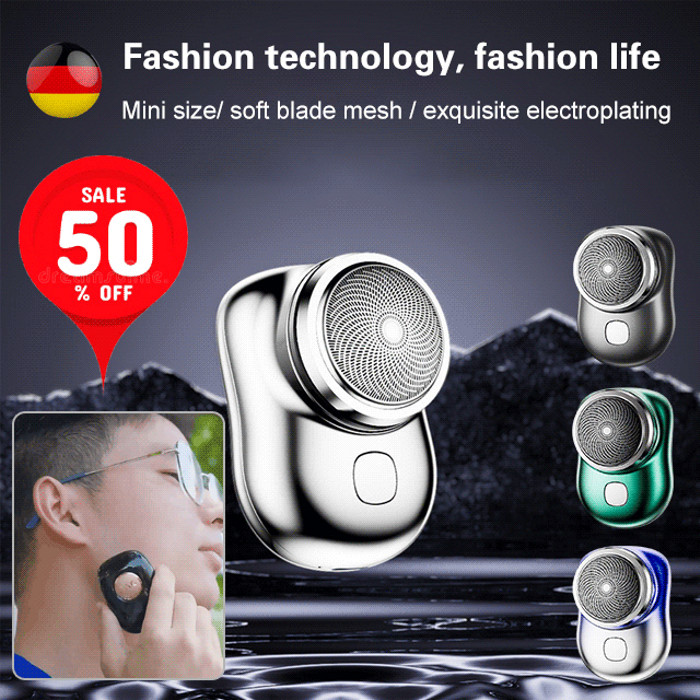 【COD】Men's Portable Razor Mini Electric Razor Waterproof Travel Razor Shaving Razor Usb Rechargeable
