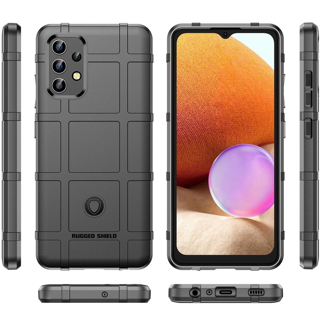 For Samsung Galaxy A32 4G Soft Shield Case Anti Knock Matte Back Cover for samsung a32 4g Armor Heav
