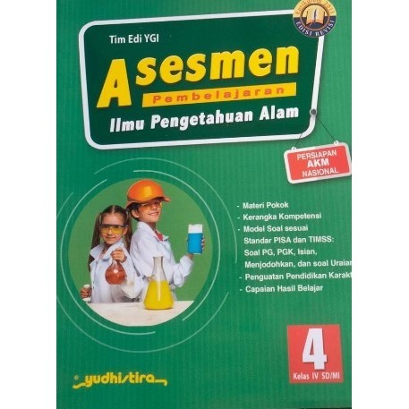 ✨TERLARIS ✨BUKU ASESMEN PEMBELAJARAN MTK IPA IPS SD KELAS 4 5 6 2021 YUDHISTIRA - IPA 4