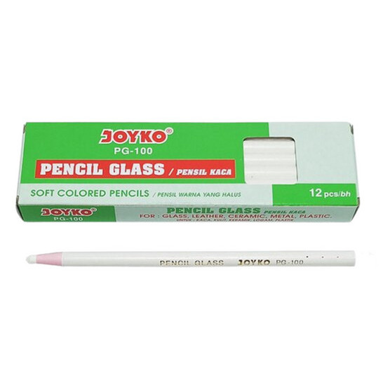 

Pencil Glass White JOYKO / HAKATORI / Pensil Jahit PUTIH PG-100