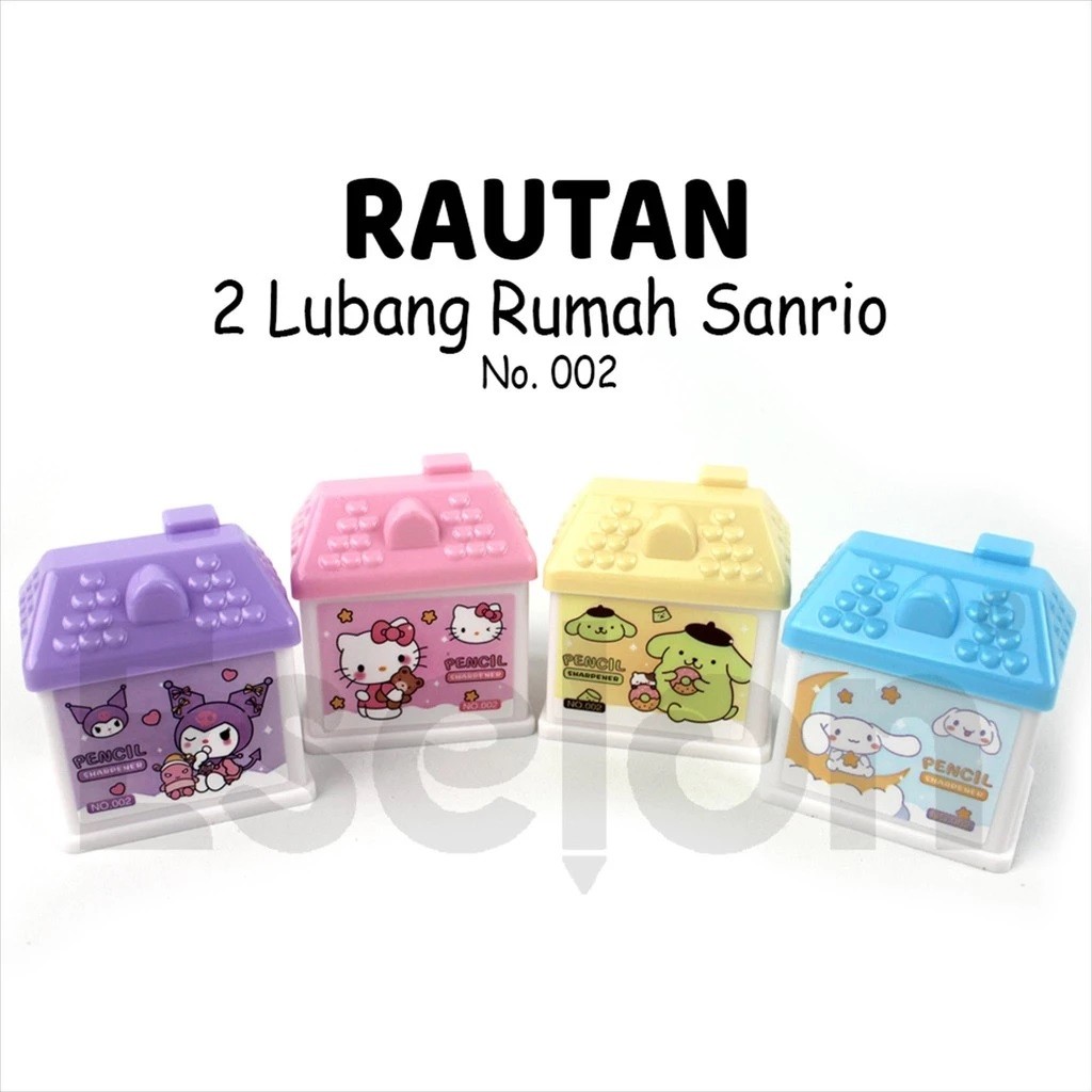

Rautan Mini Rumah 2 Lubang Sanrio - No.002