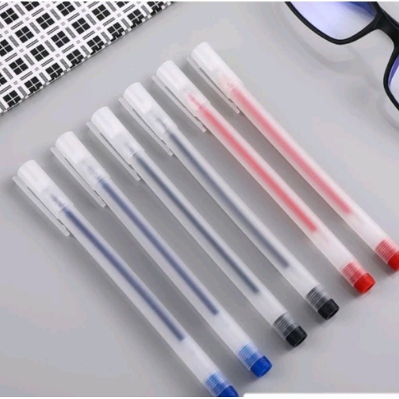 

Pulpen Gel Transparan 0.5 Mm / Pena Bolpoin Gel