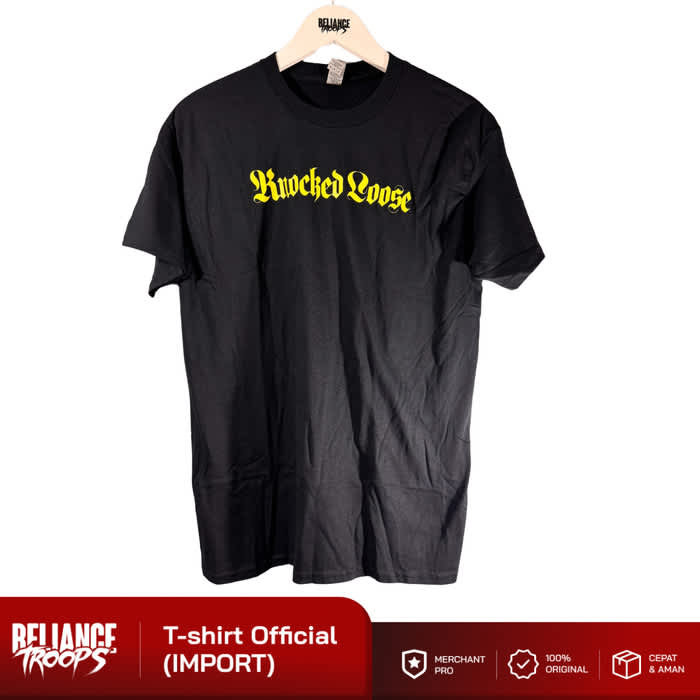 T-shirt Official | Knocked Loose - Church (Yellow On Black)