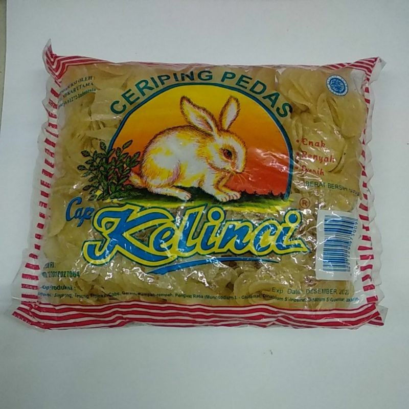 

Kerupuk Mentah Cap Kelinci 500 Gram