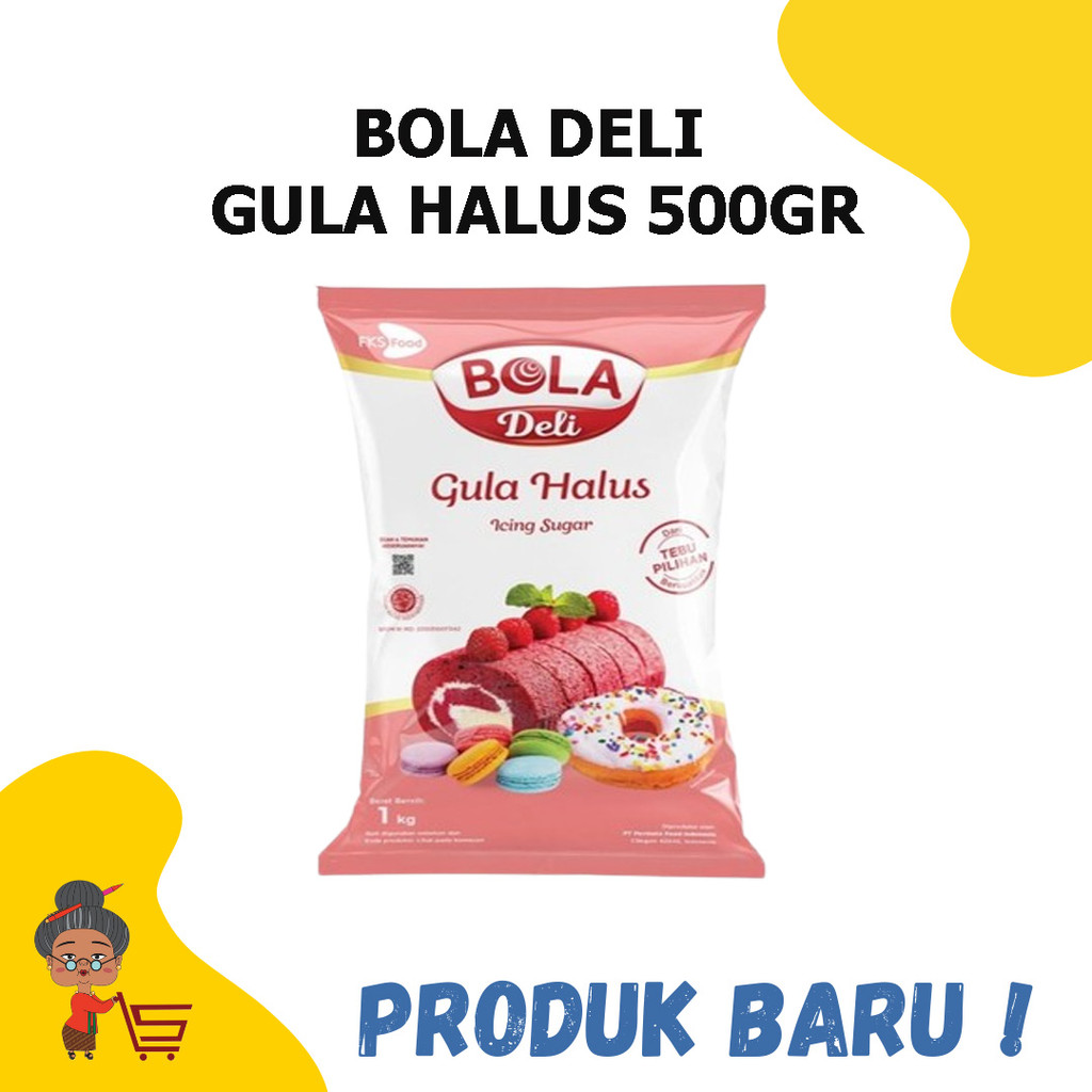 

BOLA DELI GULA HALUS 500GR / BOLA DELI GULA HALUS / GULA HALUS