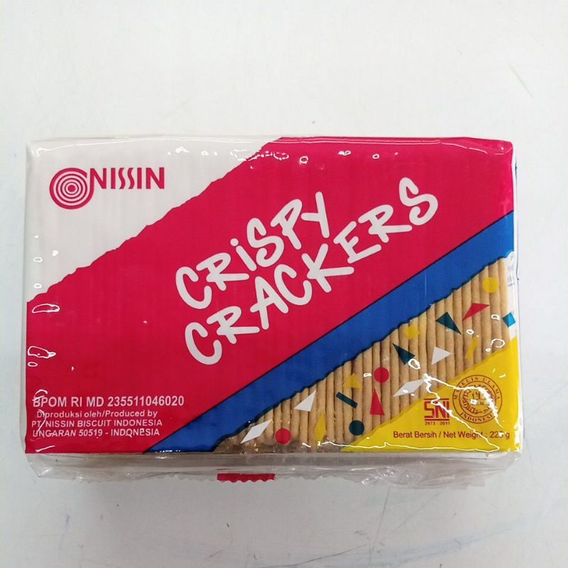 

Biskuit/Crackers Nissin Crispy Crakers 225 Gram