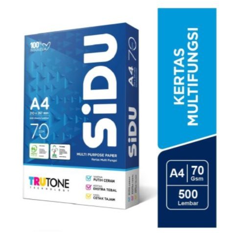 

[Grab/Gojek] Termurah ! Kertas Fotocopy Print HVS A4 Sinar Dunia SIDU 70 gr Rim