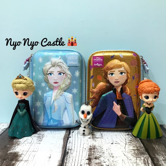 

[New]Promo Tempat Pensil Hardtop Organizer Hardcase 3D Smiggle Frozen 2 Elsa Anna