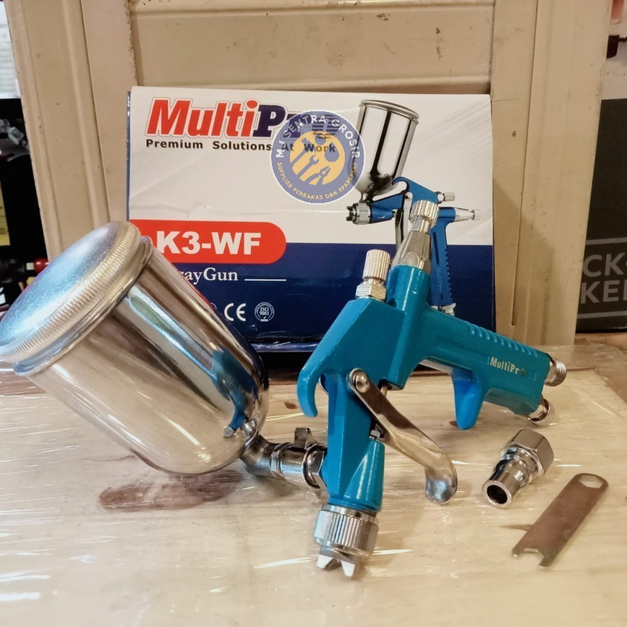 Spray Gun / Air Compressoe 200ml MULTIPRO K3-WF - ORIGINAL PRODUK