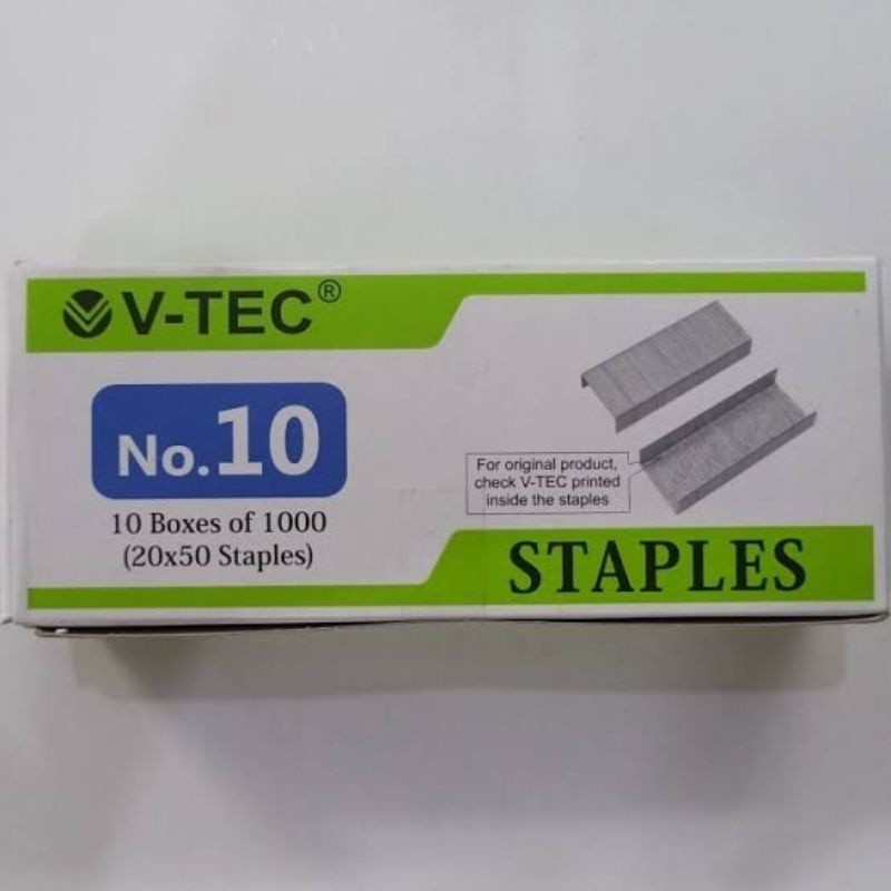 

V-TEC NIECES NO.10 GREEN / ISI STAPLES