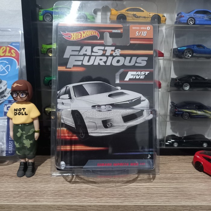 HOTWHEELS BIB ZAMAC Subaru Impreza WRX STI Fast & Furious 2023 HW CUSTOM BLISTER CARDED