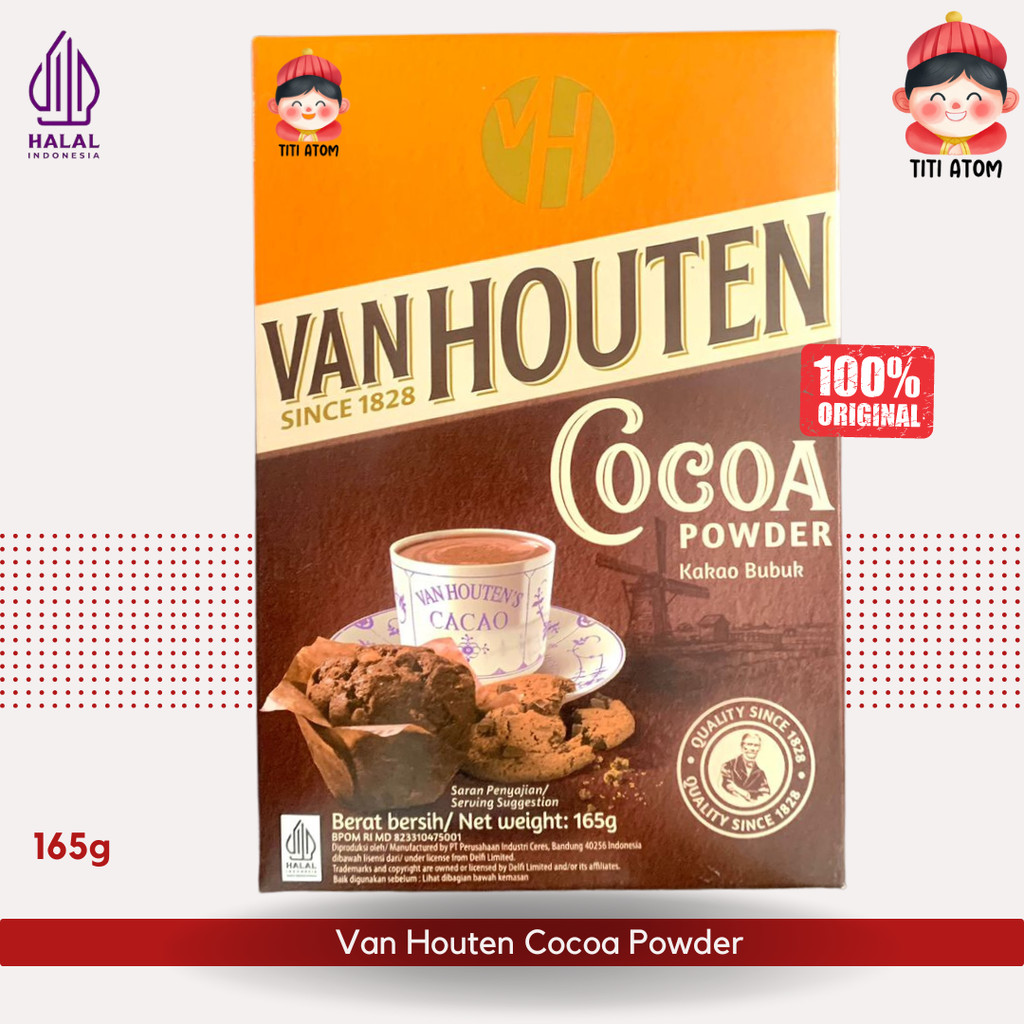 

Van Houten Cocoa Powder Bubuk Coklat 165g