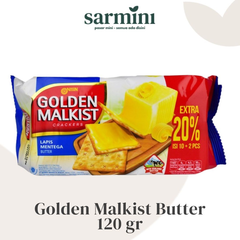 

Nissin Golden Malkist Lapis Mentega 120 gram