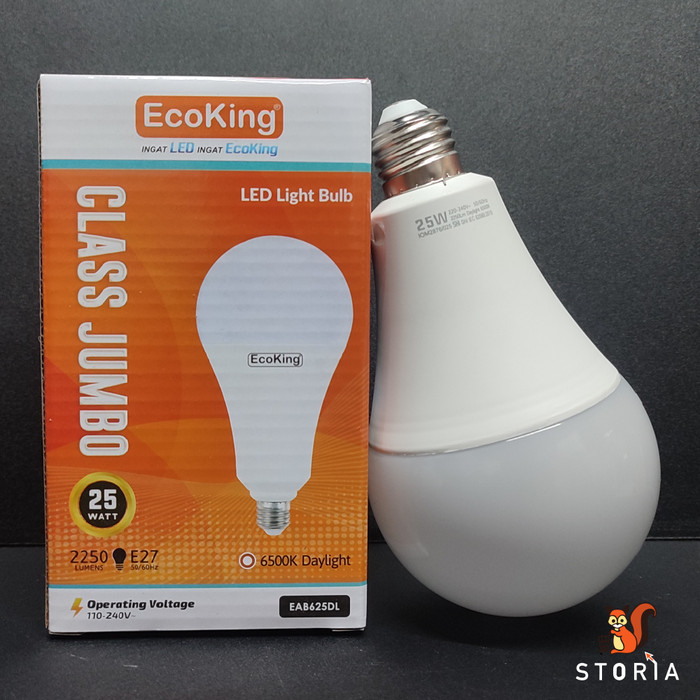 Ecoking Led Class Jumbo / Lampu LED Bulb Ecoking Class 25 Watt