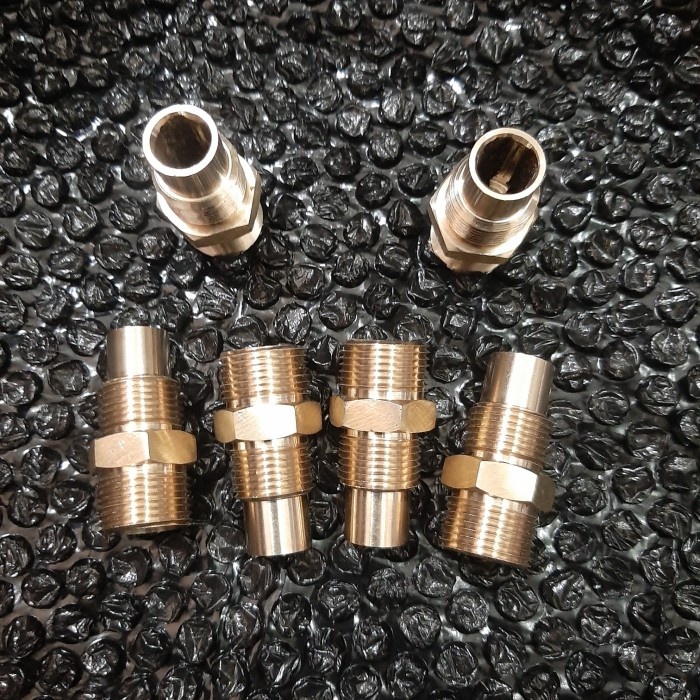 NEPEL DRAT SELANG STEAM JET CLEANER BAHAN KUNINGAN